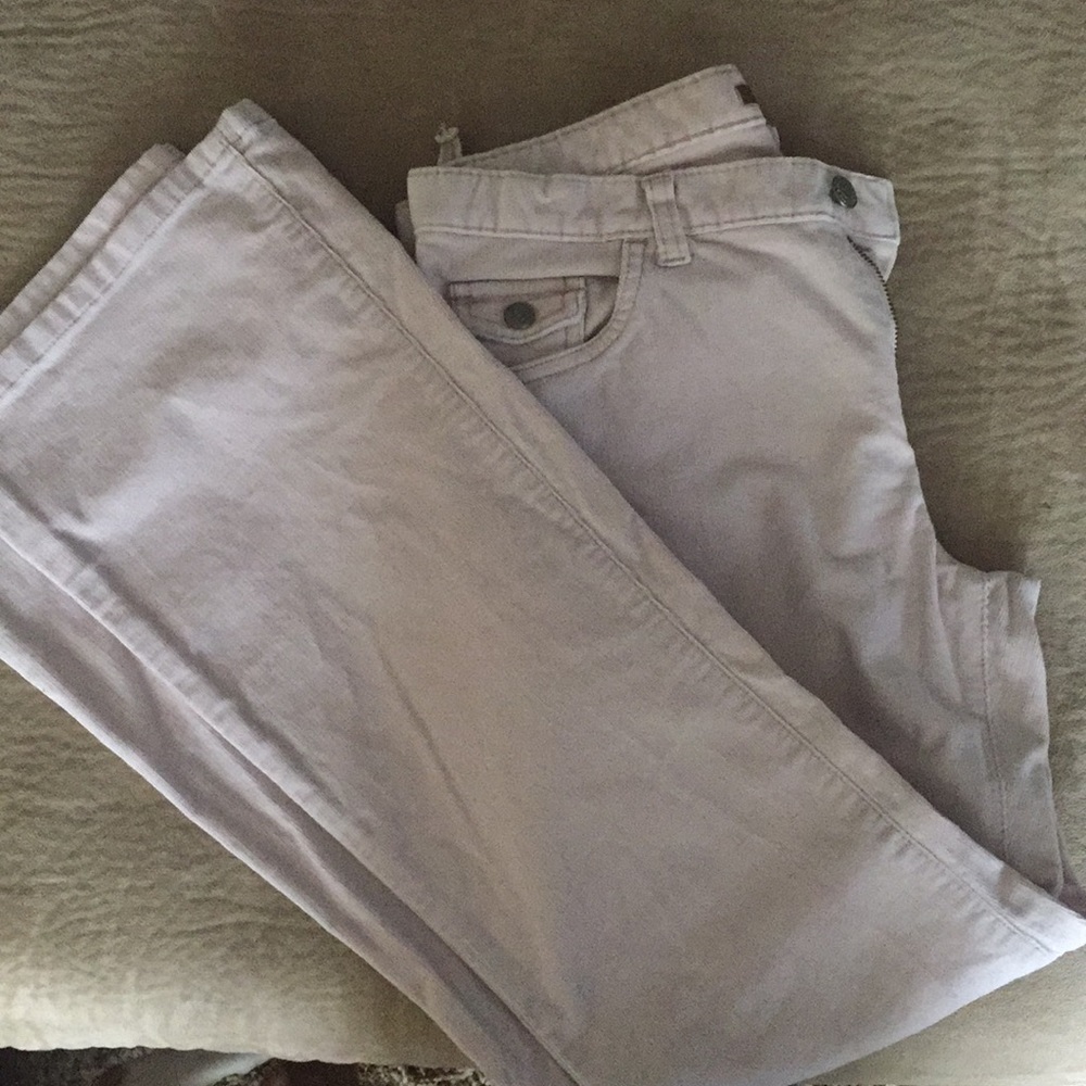 Boot cut corduroy pants